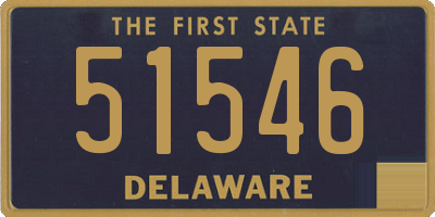 DE license plate 51546