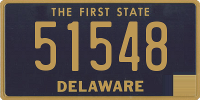 DE license plate 51548
