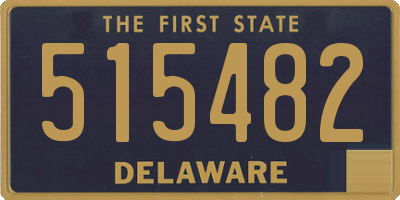 DE license plate 515482