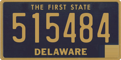 DE license plate 515484