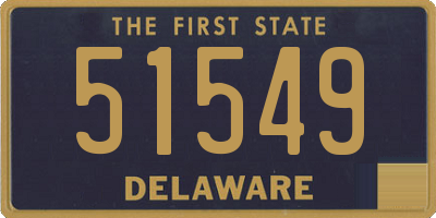 DE license plate 51549