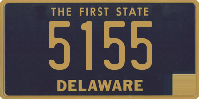 DE license plate 5155