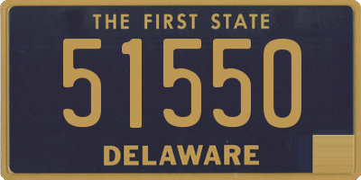 DE license plate 51550