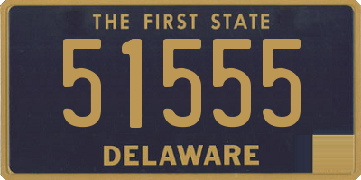 DE license plate 51555