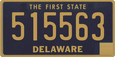 DE license plate 515563