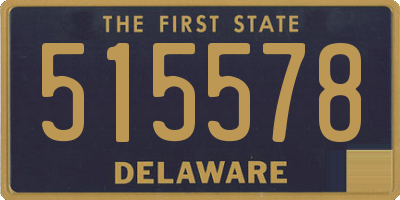 DE license plate 515578