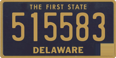 DE license plate 515583