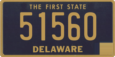 DE license plate 51560