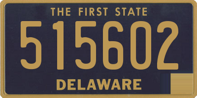 DE license plate 515602