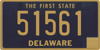 DE license plate 51561