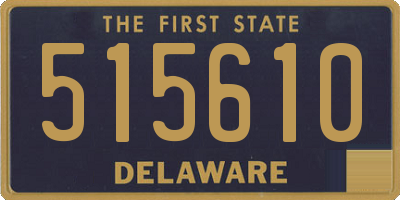 DE license plate 515610