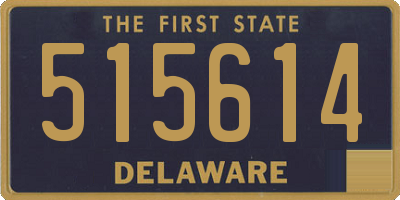 DE license plate 515614