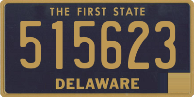DE license plate 515623