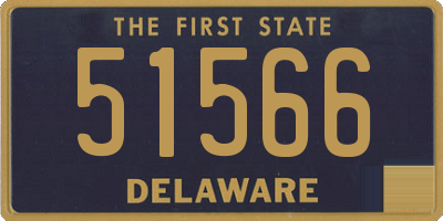 DE license plate 51566