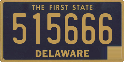 DE license plate 515666