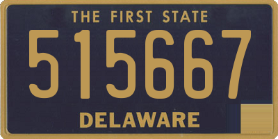 DE license plate 515667