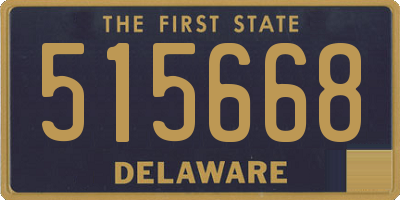 DE license plate 515668