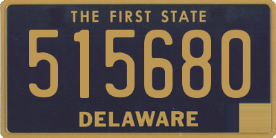 DE license plate 515680