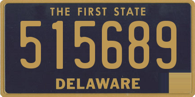 DE license plate 515689