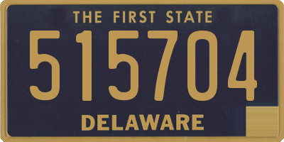 DE license plate 515704