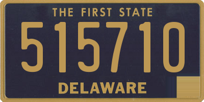 DE license plate 515710