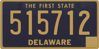 DE license plate 515712