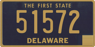 DE license plate 51572