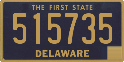 DE license plate 515735