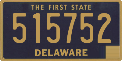 DE license plate 515752