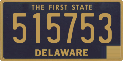 DE license plate 515753