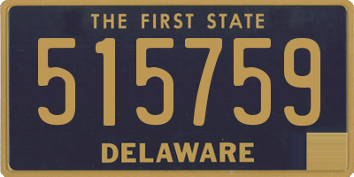 DE license plate 515759