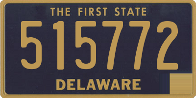 DE license plate 515772