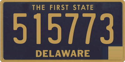DE license plate 515773