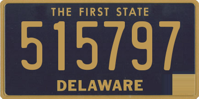 DE license plate 515797