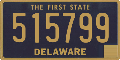 DE license plate 515799