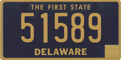 DE license plate 51589