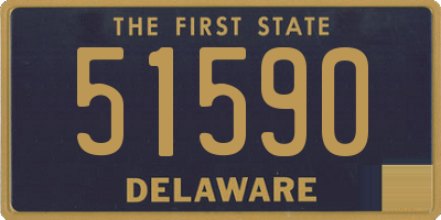 DE license plate 51590