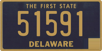 DE license plate 51591