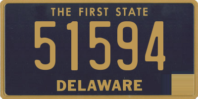 DE license plate 51594