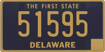 DE license plate 51595