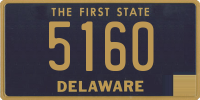DE license plate 5160