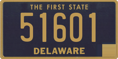 DE license plate 51601