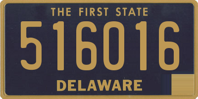 DE license plate 516016
