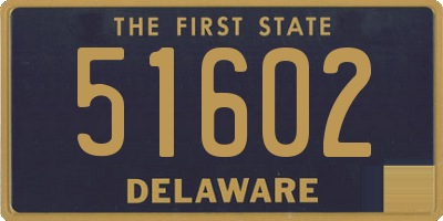 DE license plate 51602