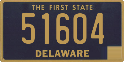 DE license plate 51604