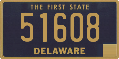 DE license plate 51608