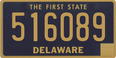 DE license plate 516089