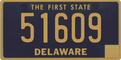 DE license plate 51609