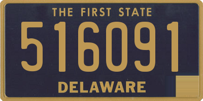 DE license plate 516091