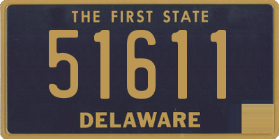 DE license plate 51611